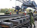 Железнодорожные войска начали строить второй участок пути в обход Украины