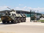 На российской военной базе в Абхазии начался полевой выход мотострелков