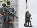 В Киеве демонтировали памятник морякам Днепровской флотилии