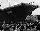 Уникальный военный корабль показал японский флот