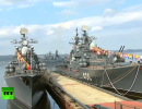Военно-морской парад в честь дня ВМФ России в Североморске
