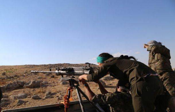 Курды взяли под контроль высоту Тель Шаир к западу от Кобани