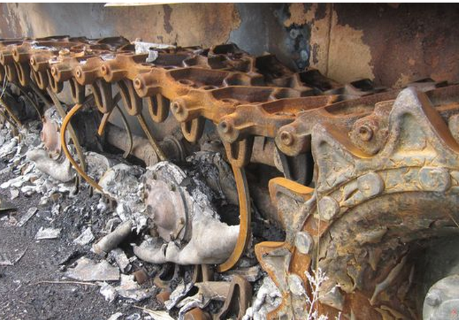 Никишино: сожжены 2 грузовика, БТР и личный состав ВСУ