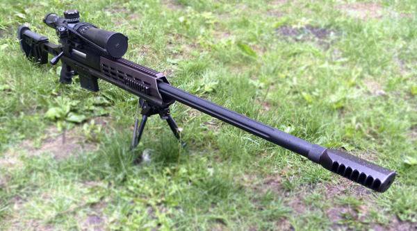 Дальнобойная тактическая снайперская винтовка DXL-3 на алюминиевом шасси