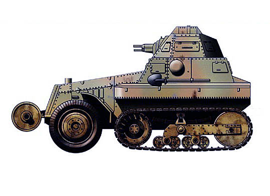 Полугусеничный бронеавтомобиль «Ситроен-Кегресс» Р16