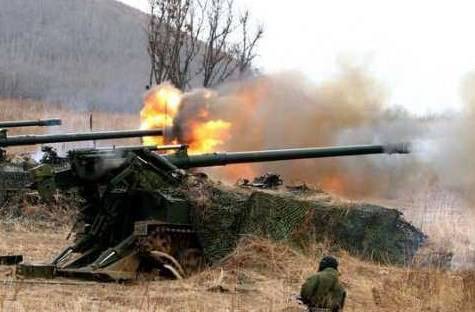Артиллерия ополчения плющит укропов, куча сожженной техники