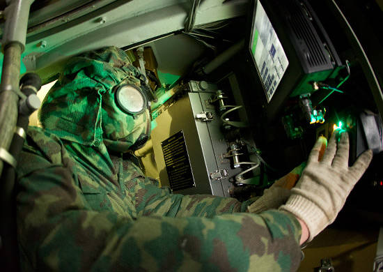 Русские военные в Приднестровье провели учения по радиационно-химической защите