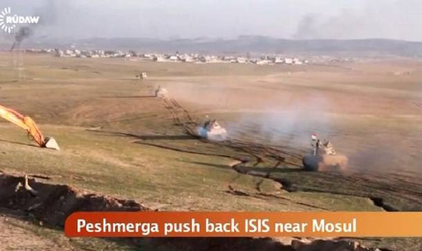 Курдские войска пешмерга начали масштабное наступление на Мосул