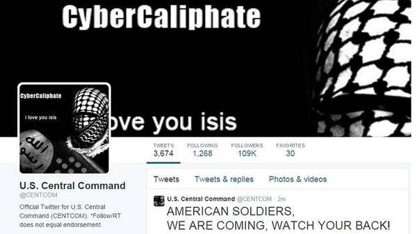Исламисты взломали Twitter Центрального командования армии США и публикуют там секретные данные Пентагона
