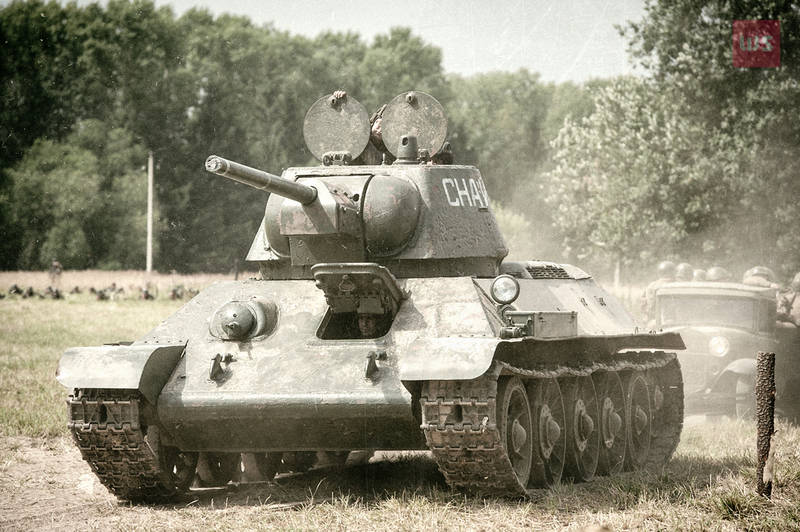 Презентация отреставрированного танка Т-34 «Снайпер»
