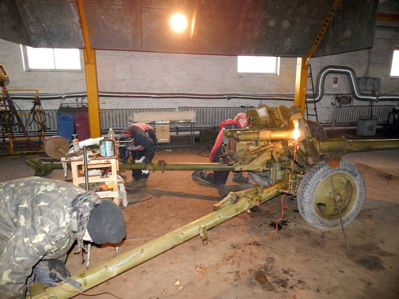 На Украине идет восстановление старых советских орудий