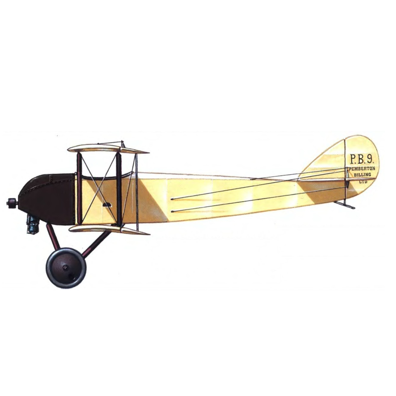 Учебно-тренировочный самолет-разведчик Pemberton Billing P.B.9. Великобритания