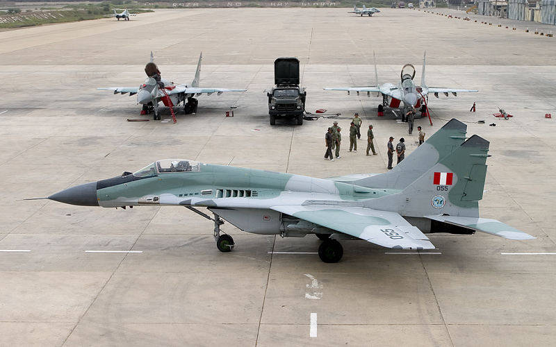 Истребители МиГ-29 ВВС Перу