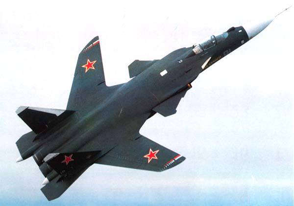 Перспективный палубный истребитель Су-47 «Беркут»