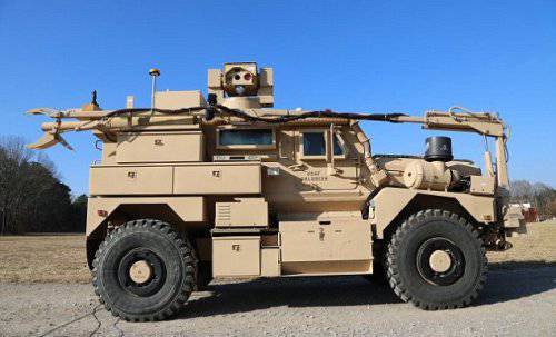Армия и ВВС США разрабатывают машину MRAP оборудованную лазером