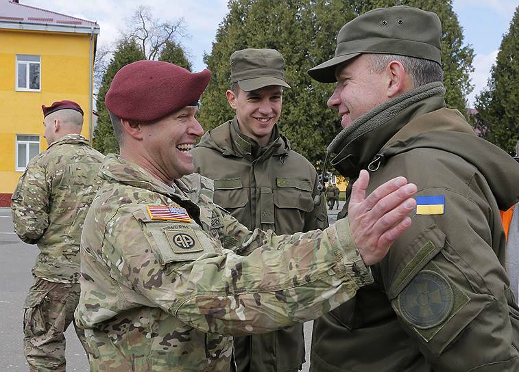 Американские солдаты останутся на Украине после учений