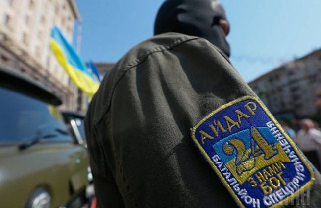 «Айдар» включат в состав вооруженных сил Украины в качестве штурмового подразделения