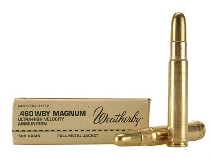 Патрон .460 Weatherby Magnum