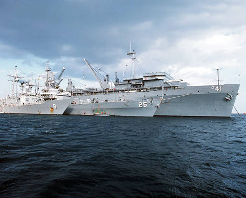 Плавбазы эсминцев ВМС США