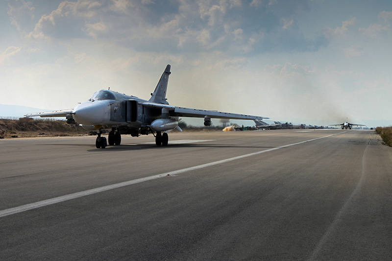 Боевые полеты ВКС России в Сирии. Фото