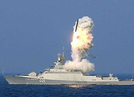 Корабли ВМФ РФ нанесли удар по ИГИЛ из акватории Каспийского моря