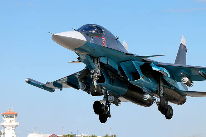 Российские Су-34 в Сирии начали оснащать ракетами "воздух-воздух"
