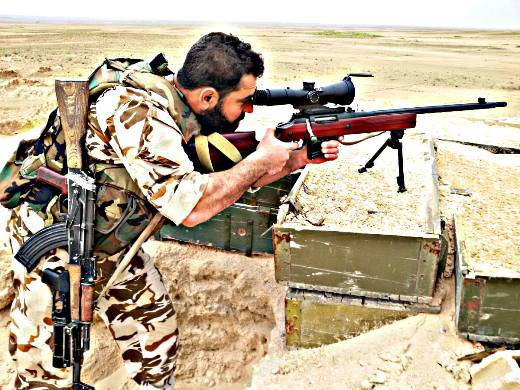Сирийские снайперы впервые опробовали в 2015 году российскую винтовку МЦ-116М