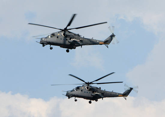В Сирию прибыли новейшие российские ударные вертолеты Ми-35М