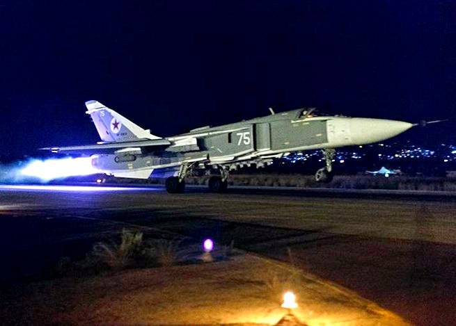 Самолеты ВКС РФ отправляются на ночные боевые вылеты