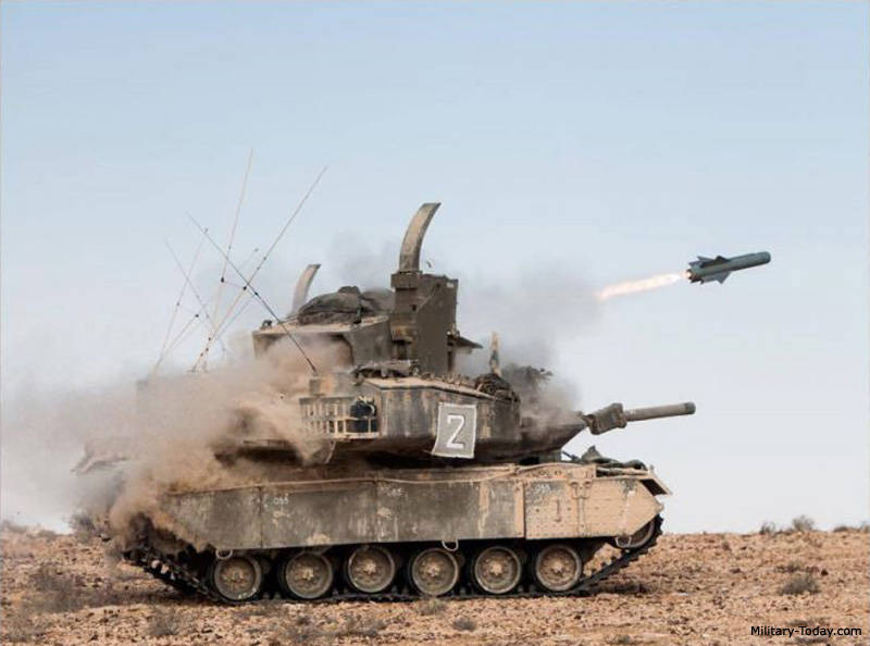 Единственный в мире ракетный танк стоящий на вооружении Армии обороны Израиля