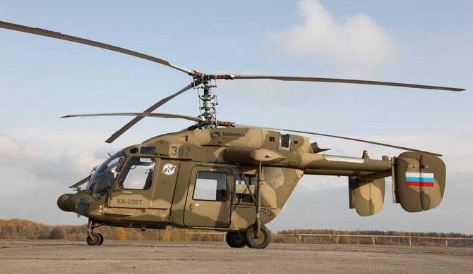 Россия и Индия работают над обликом вертолета Ка-226Т