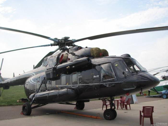 Россия поставила в Уганду вертолет Ми-171Е