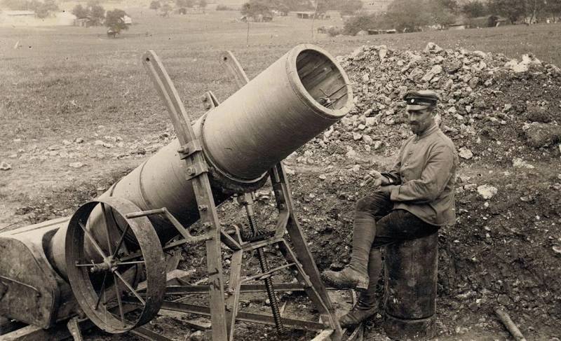 Деревянная артиллерия Германской Империи