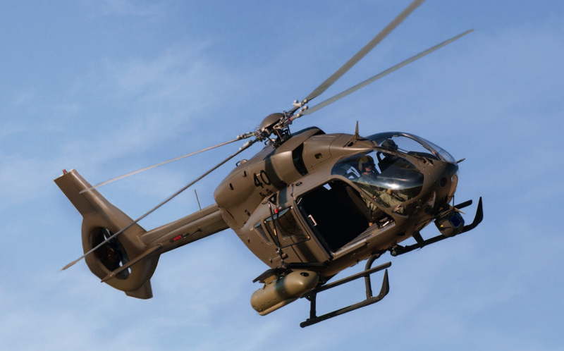 Транспортный боевой вертолет Airbus EC645 T2