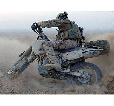 Армейский мотоцикл бундесвера KTM 400 LS-E/mil