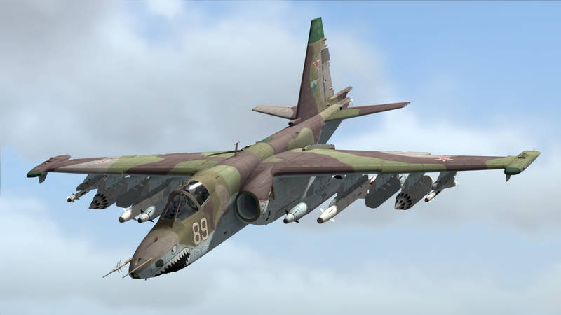 Истребитель Су-25 упал в Приморье
