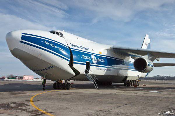 Проблемы с парком самолетов Ан-124 авиакомпании "Волга-Днепр"