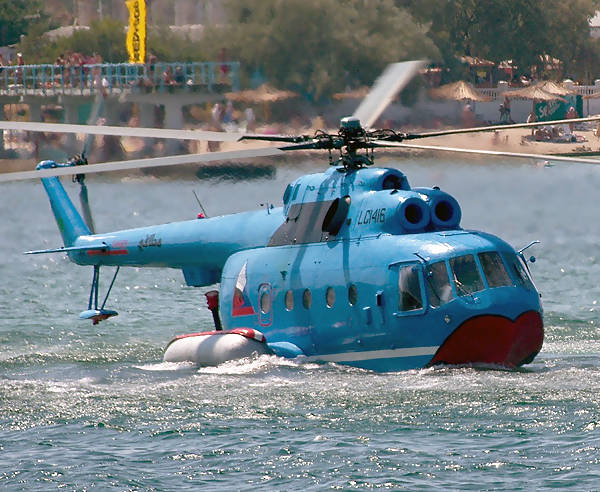 Морской многоцелевой вертолет-амфибия берегового базирования Ми-14