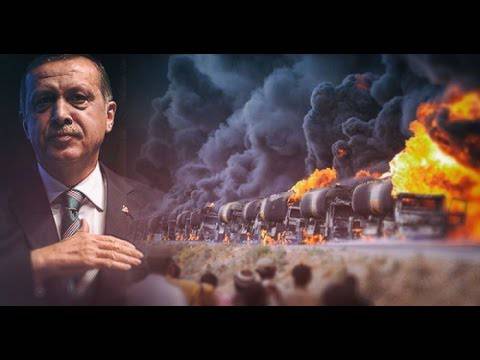 Кровавая нефть для Эрдогана: беспилотник снял колонну ДАИШ на пути в Турцию