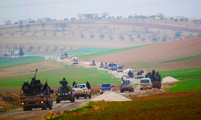 Конвой боевиков привел ВВС Сирии прямо к штабу террористов