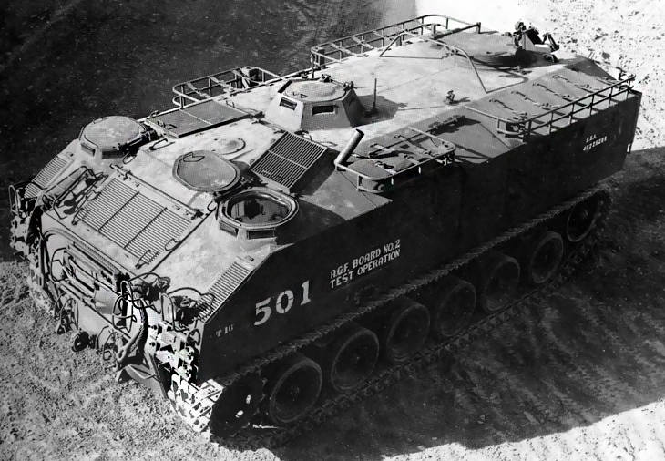 Опытный бронетранспортер США AUV M44
