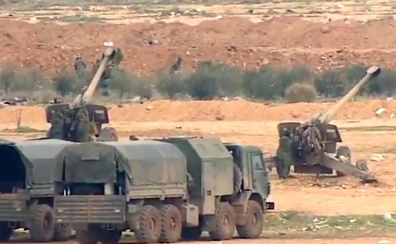 США заявили о переброске российской артиллерии на север Сирии