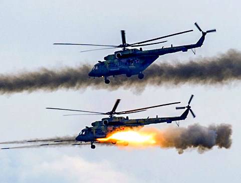 Боевой вертолет чуть не уничтожил дом Порошенко под Киевом