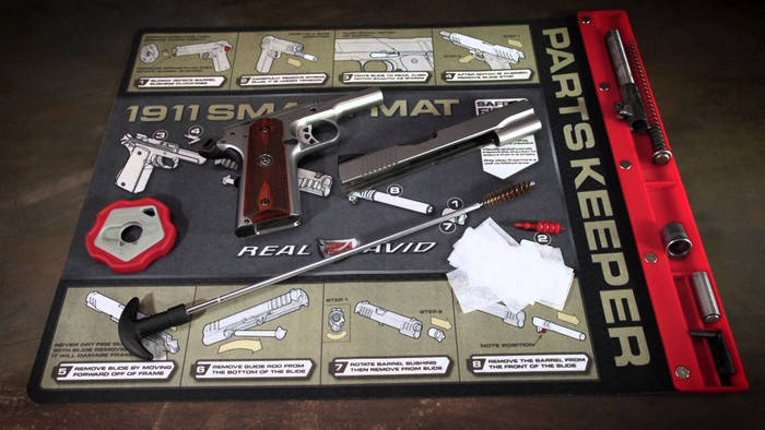 Smart Mat – коврик-инструкция для разборки огнестрельного оружия