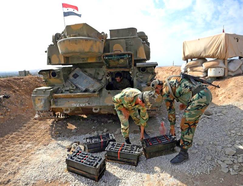 Сирийская армия быстро продвигается в провинции Дамаск
