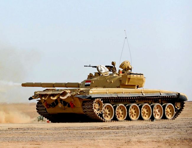 Танковое наступление террористов в Хаме