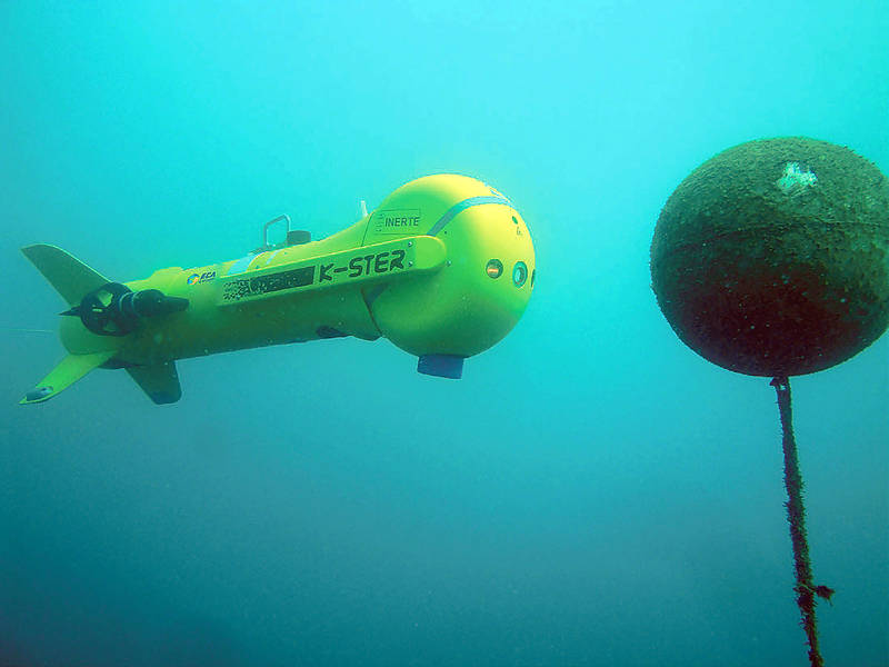 Противоминный беспилотный подводный аппарат K-STER ВМС Франции