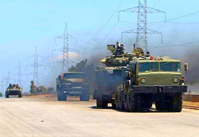 Крупные подкрепления: Сирийская армия вступает в «гонку до Ракки»