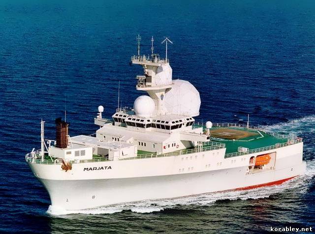 Разведывательный корабль ВМФ Норвегии F/S Marjata