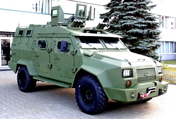 Предсерийный вариант украинского бронеавтомобиля «Барс-8»